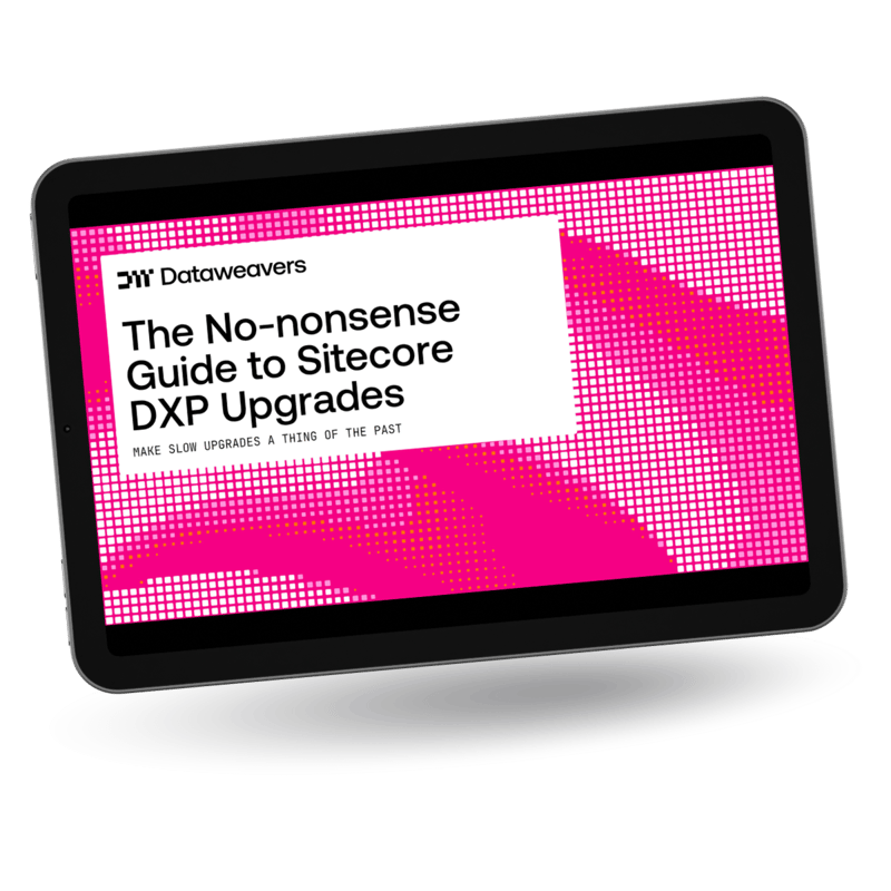 ipad cover - sitecore upgrade ebook